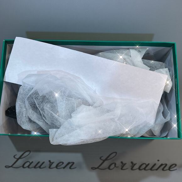 Lauren Lorraine “Lolly” Rhinestone Black Slip-On Dress Shoes NEW IN BOX! Size 11 - Picture 6 of 7